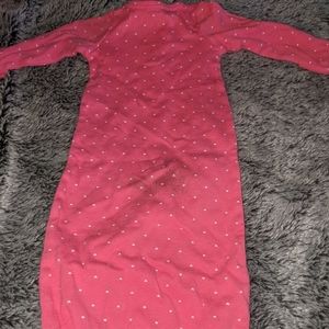 baby girl PJs cuffed bottoms